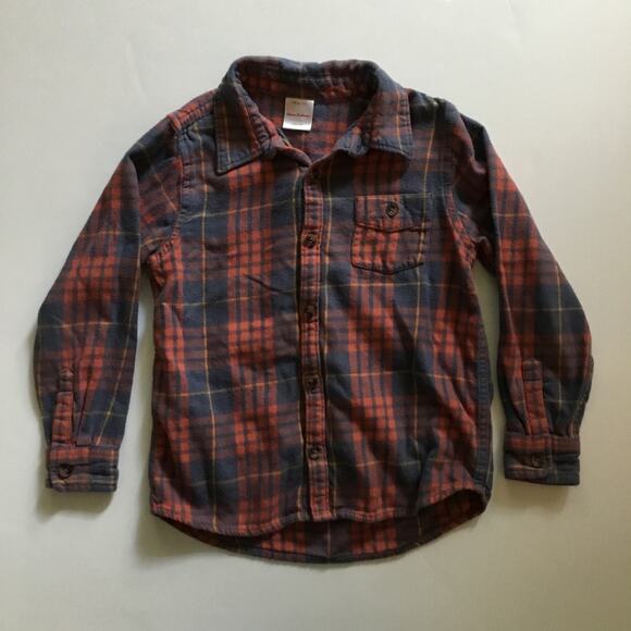 Hanna Andersson fireside flannel button up shirt - Picture 2 of 5